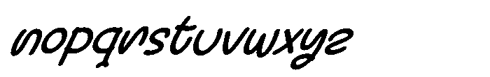 Lunatyco Italic Regular Font LOWERCASE