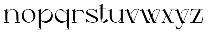 Luncat Regular Font LOWERCASE