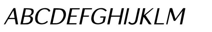 Lunea Sans Italic Font UPPERCASE