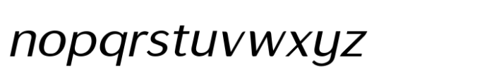 Lunea Sans Italic Font LOWERCASE