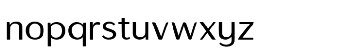 Lunea Sans Regular Font LOWERCASE