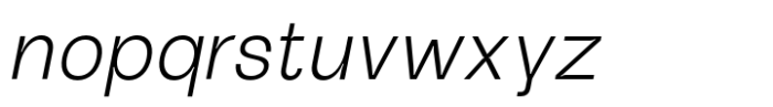 Lunema Sans v.02 Light Italic v.02 Font LOWERCASE