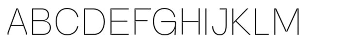 Lunema Sans v.02 Thin v.02 Font UPPERCASE