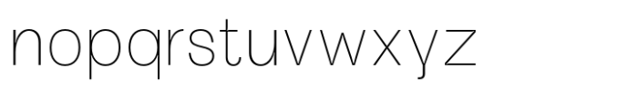 Lunema Sans v.02 Thin v.02 Font LOWERCASE