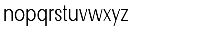 Lunera Condensed Light Font LOWERCASE