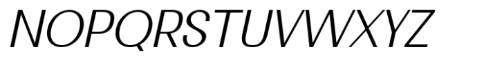 Lunera Light Italic Font UPPERCASE
