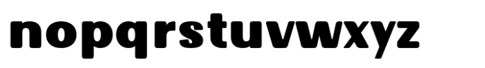 Lunera Round Black Font LOWERCASE