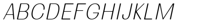 Lunera Round Extra Light Italic Font UPPERCASE