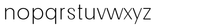 Lunera Round Extra Light Font LOWERCASE