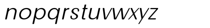 Lunera Round Light Italic Font LOWERCASE