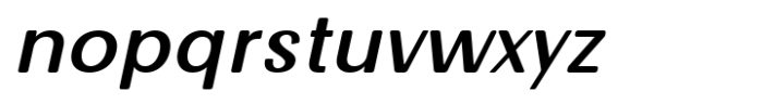 Lunera Round Medium Italic Font LOWERCASE