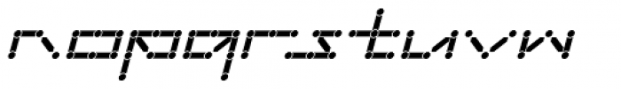 Lunokhod AOE Italic Font LOWERCASE