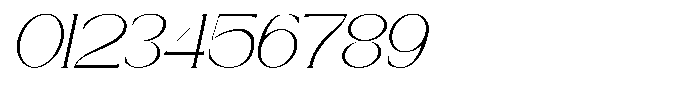 Lunévia Orliene Italic Font OTHER CHARS
