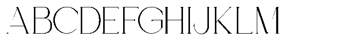 Lunévia Orliene Regular Font UPPERCASE