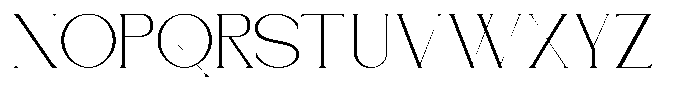 Lunévia Orliene Regular Font UPPERCASE