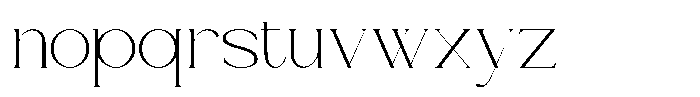 Lunévia Orliene Regular Font LOWERCASE