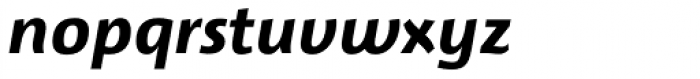 Lupa Sans Pro Bold Italic Font LOWERCASE