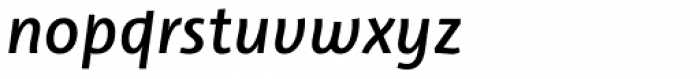 Lupa Slim 1 Semi Bold Italic Font LOWERCASE