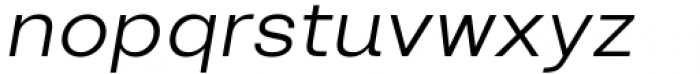 Lupio Light Italic Font LOWERCASE