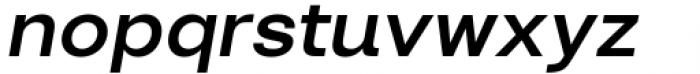 Lupio Medium Italic Font LOWERCASE