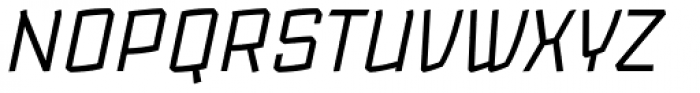 Lupulus UltraLight Italic Font UPPERCASE