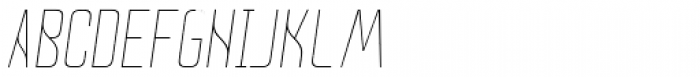 Lushgunin Light Italic Font UPPERCASE