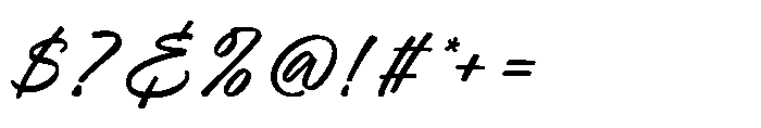 Lushy Bloom Font OTHER CHARS