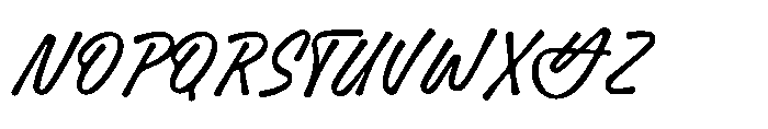 Lushy Bloom Font UPPERCASE