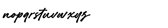 Lushy Bloom Font LOWERCASE