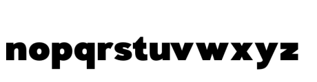 Lusio Black Font LOWERCASE