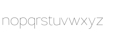 Lusio Soft Thin Font LOWERCASE