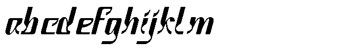 Lusmina Eclipse Italic FONT
