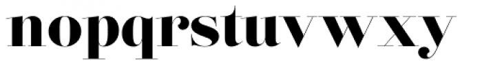 Lust Didone Font LOWERCASE