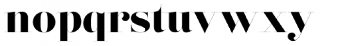 Lust Display Didone Font LOWERCASE