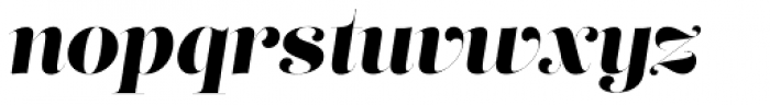 Lust Display Italic Font LOWERCASE