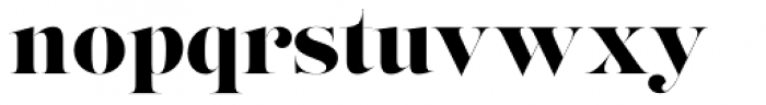 Lust Display Font LOWERCASE