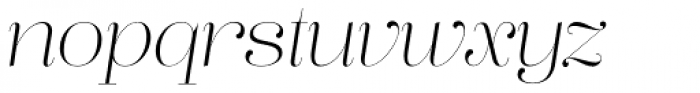 Lust Pro Didone Demi No1 Italic Font LOWERCASE