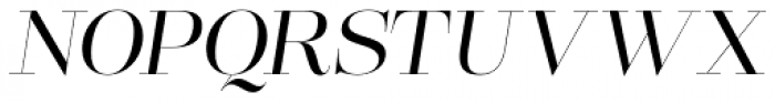 Lust Pro Didone Demi No3 Italic Font UPPERCASE