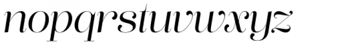 Lust Pro Didone Demi No3 Italic Font LOWERCASE