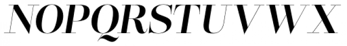 Lust Pro Didone Demi No4 Italic Font UPPERCASE