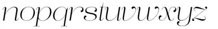 Lust Pro Didone No1 Italic Font LOWERCASE