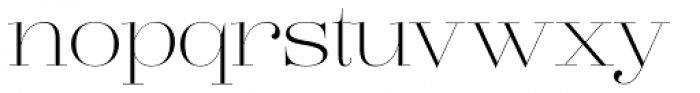 Lust Pro Didone No1 Font LOWERCASE