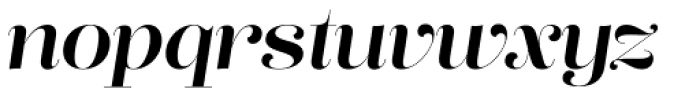 Lust Pro Didone No4 Italic Font LOWERCASE