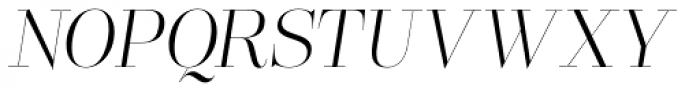 Lust Pro Didone Slim No2 Italic Font UPPERCASE