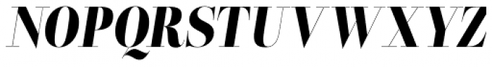 Lust Pro Didone Slim No5 Italic Font UPPERCASE