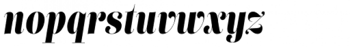 Lust Pro Didone Slim No5 Italic Font LOWERCASE