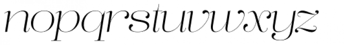 Lust Pro No1 Italic Font LOWERCASE