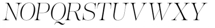 Lust Pro Slim No1 Italic Font UPPERCASE