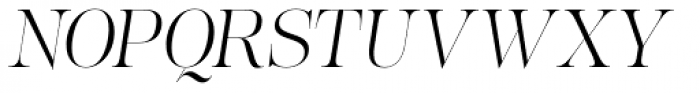 Lust Pro Slim No2 Italic Font UPPERCASE