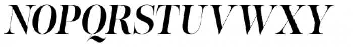 Lust Pro Slim No4 Italic Font UPPERCASE
